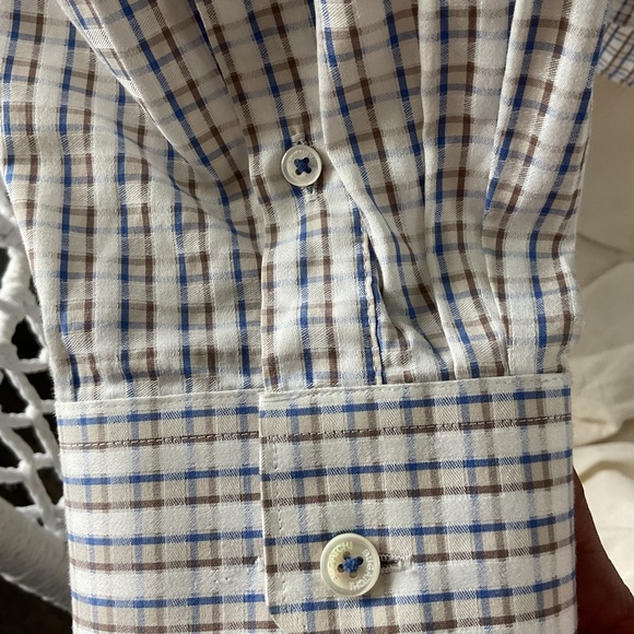 Bugatchi mens long sleeve dressy shirt - Picture 3 of 6